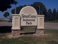 Sioux Center Industrial Park sign