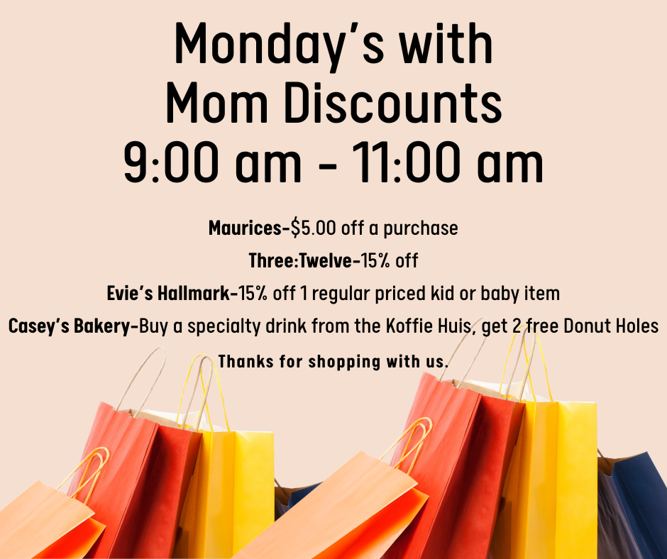 Mondays with Mom Discounts